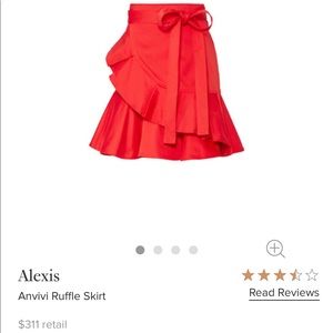 Alexis Anvivi Ruffle Skirt size M